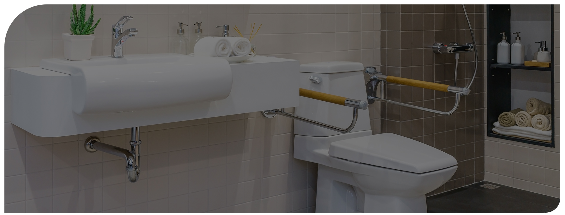 Rénovation de salle de bain PMR à Montaigu 